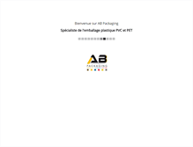 Tablet Screenshot of abpackaging.com